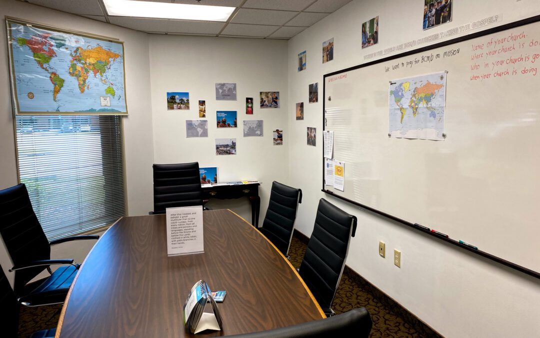 Pray for Missions in BCM/D War Room