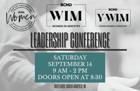 Women In Ministry (WIM) Leadership Conference | Baptist Convention of ...