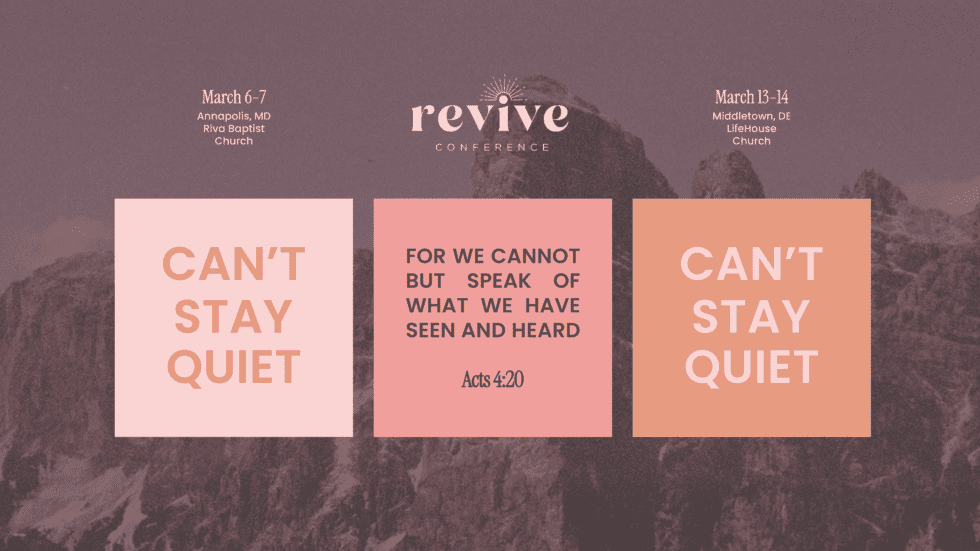 Revive Conference: Weekend 1 | Baptist Convention of Maryland & Delaware